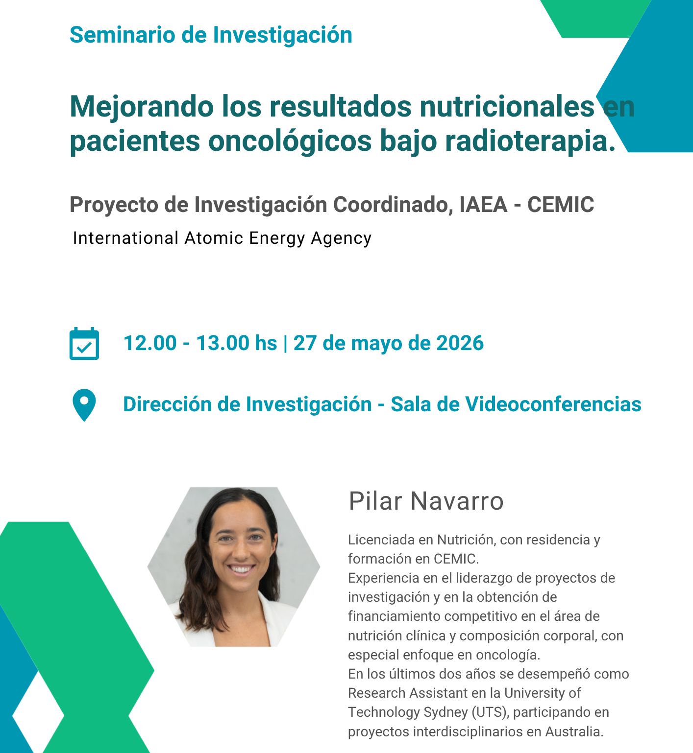 Seminario de Investigación - Mayo 2026