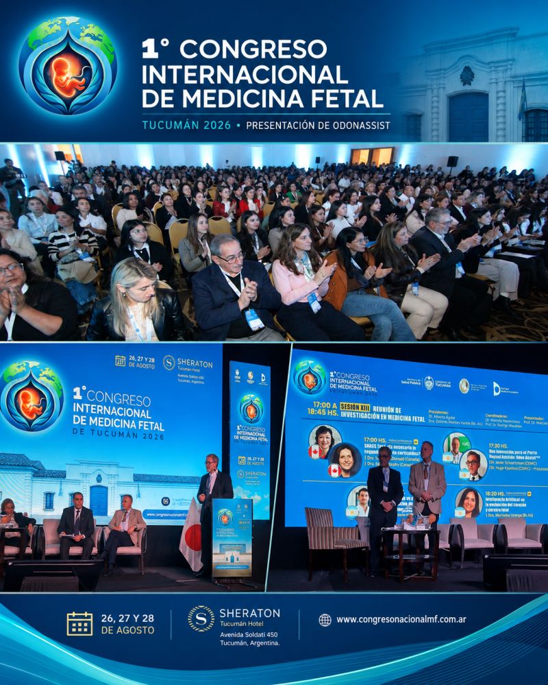 Investigadores del CEMIC presentaron el OdonAssist en el 1er Congreso Internacional de Medicina Fetal